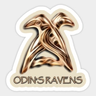 Odin's Ravens Sticker